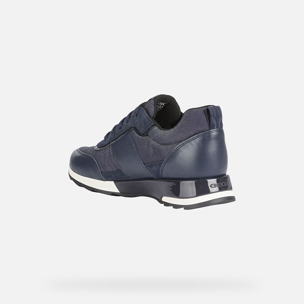 Geox Bayan Spor Ayakkabı Lacivert - New Aneko B Abx - YEJ-965470